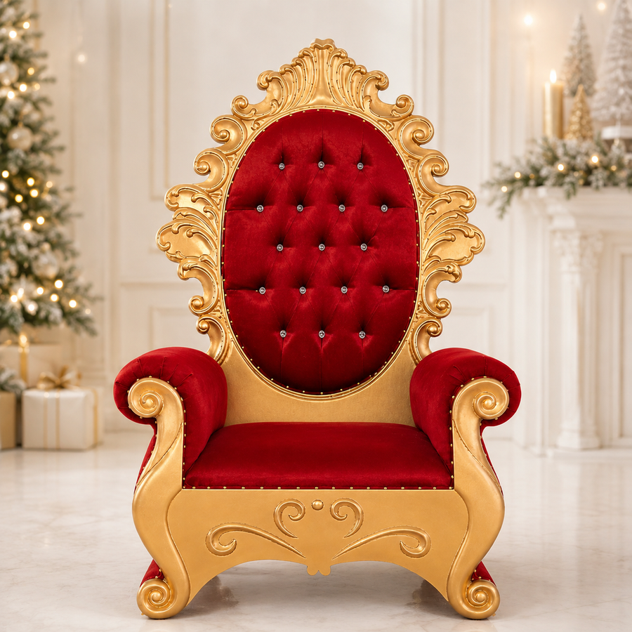 La chaise du trône du Père Noël originale