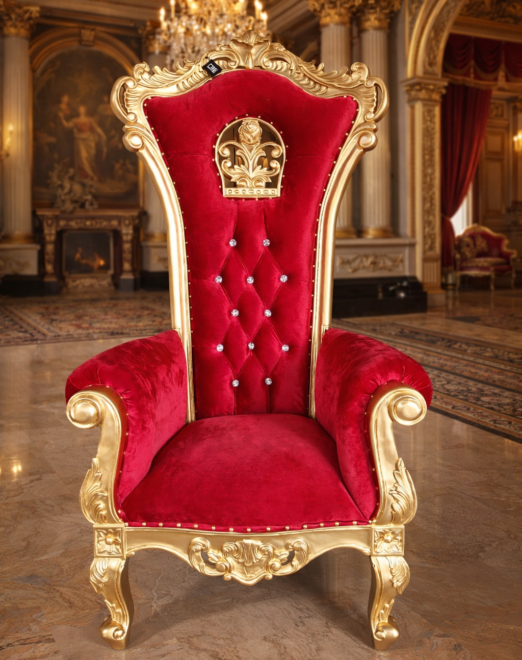 Fauteuil trône de la reine Babette