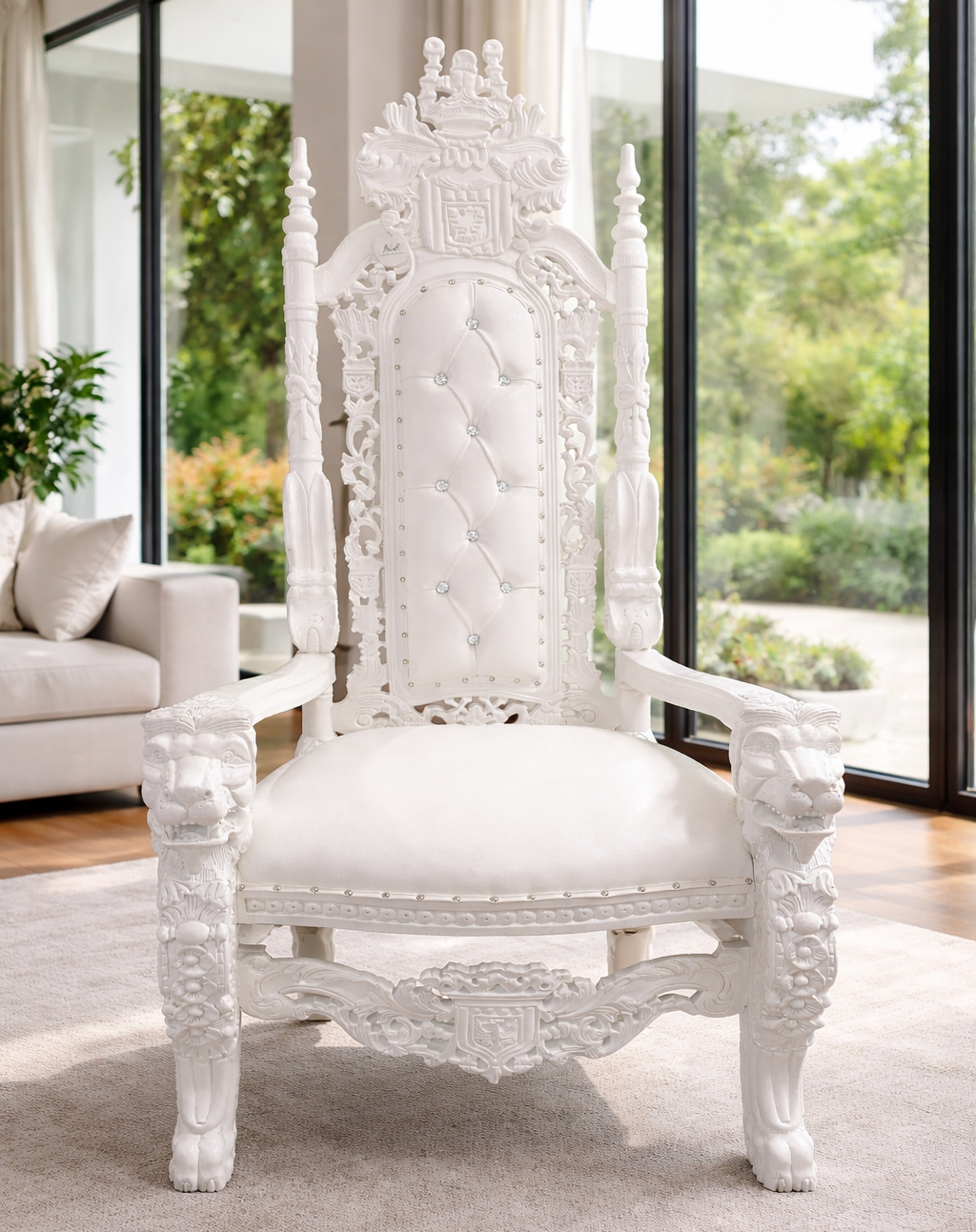 King David Lion Throne Chair - Vinyl