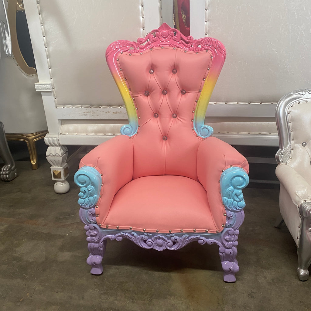"Mini Tiffany" Limited Edition Kids Throne Chair - Unicorn