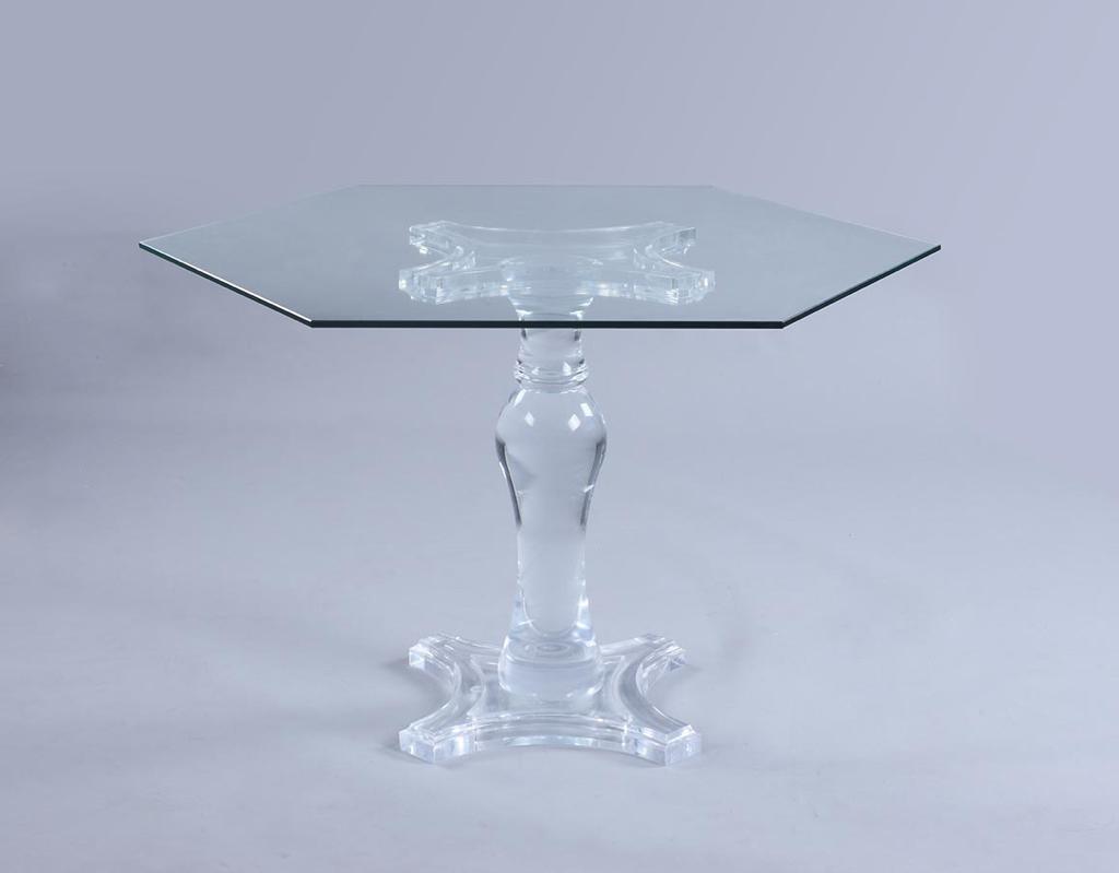 "Faye 2.0" Acrylic Wedding Table - Clear