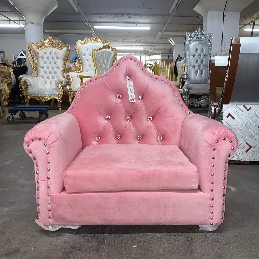 "Kayleen" Royal Furry Friend Sofa Bed -  Pink / Pink