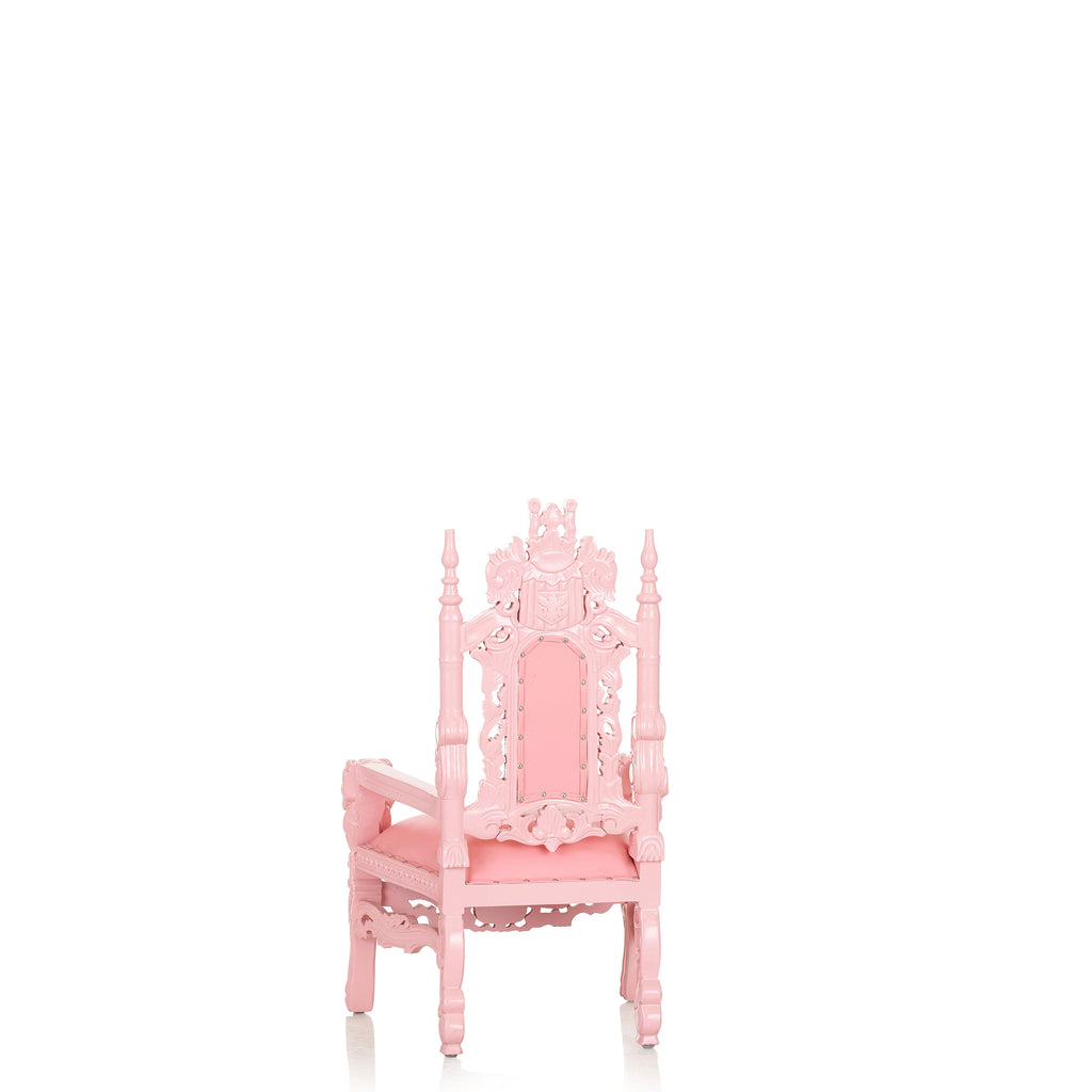 "Mini King David" Lion Throne Chair - Light Pink / Light Pink