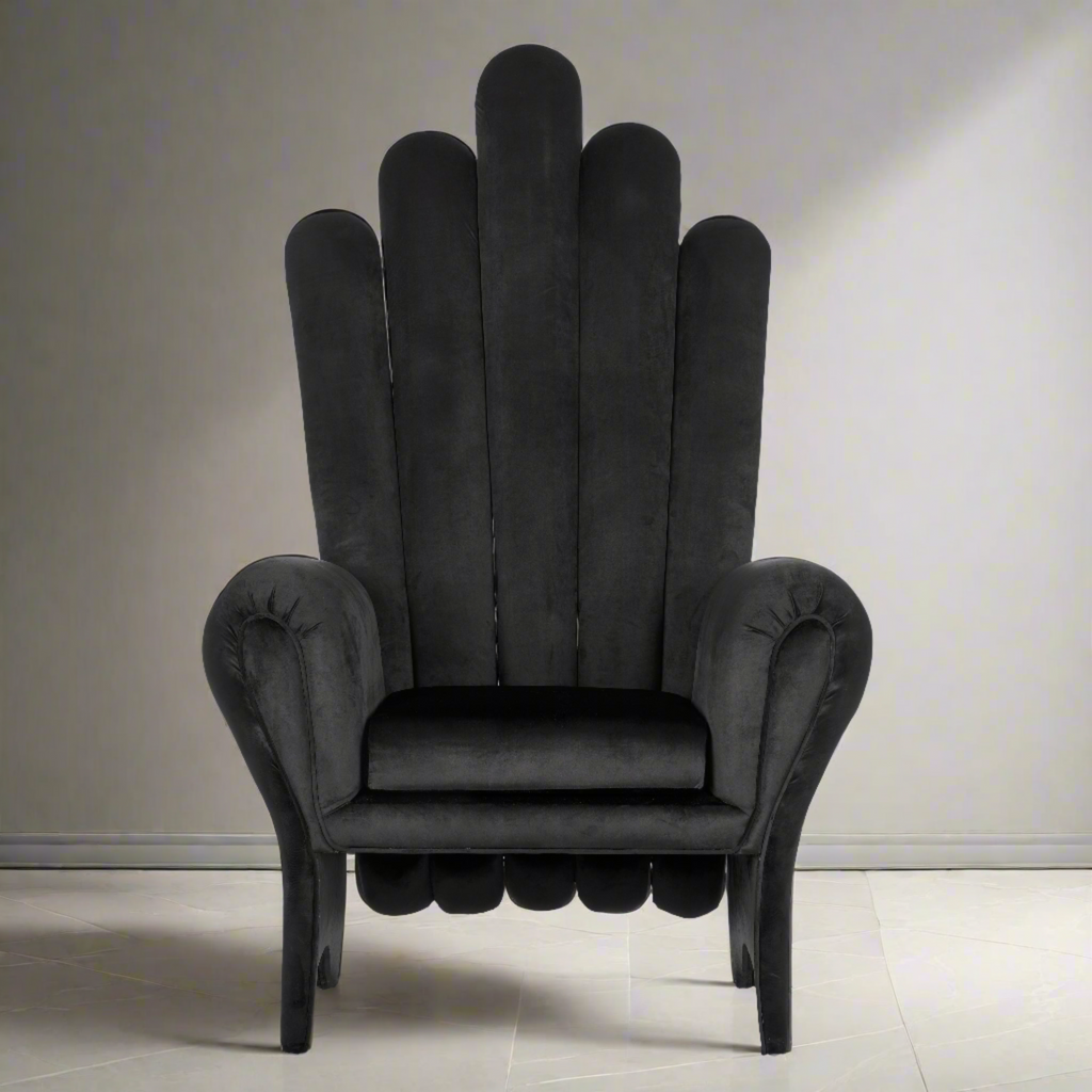 "Royal Seychelles" Throne Chair - Black