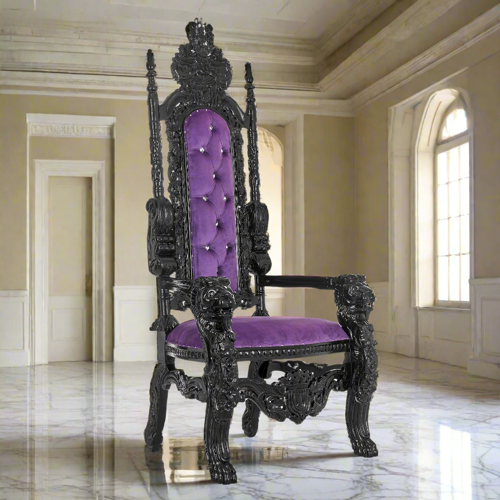 King's Throne Gothic Throne Chairs For Sale King's