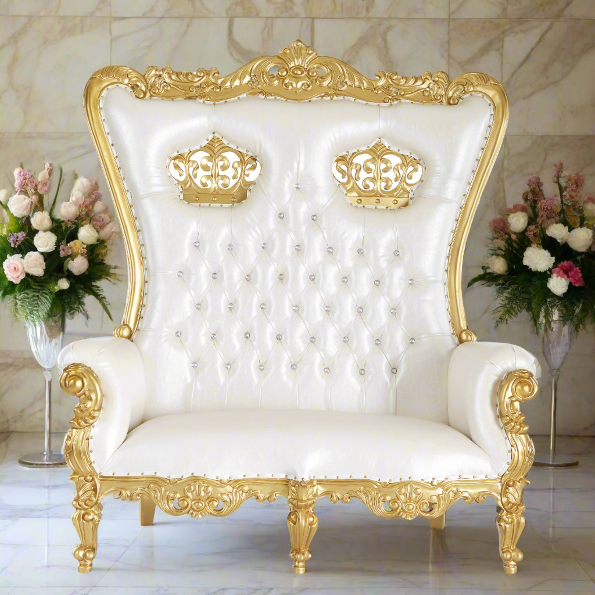 Crown Tiffany Love Seat – Throne Kingdom