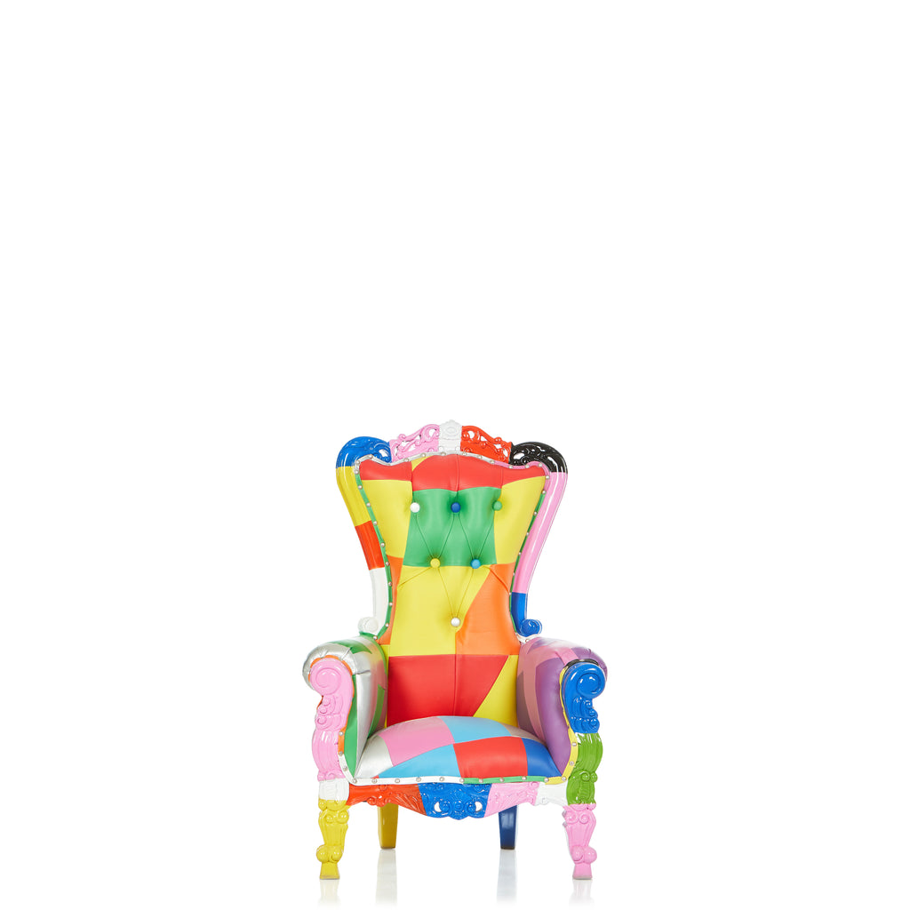 "Mini Tiffany" Kids Throne Chair - Multi-colored
