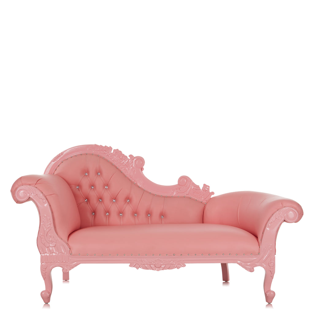 "Cleopatra" Royal Chaise Lounge - Light Pink / Pink