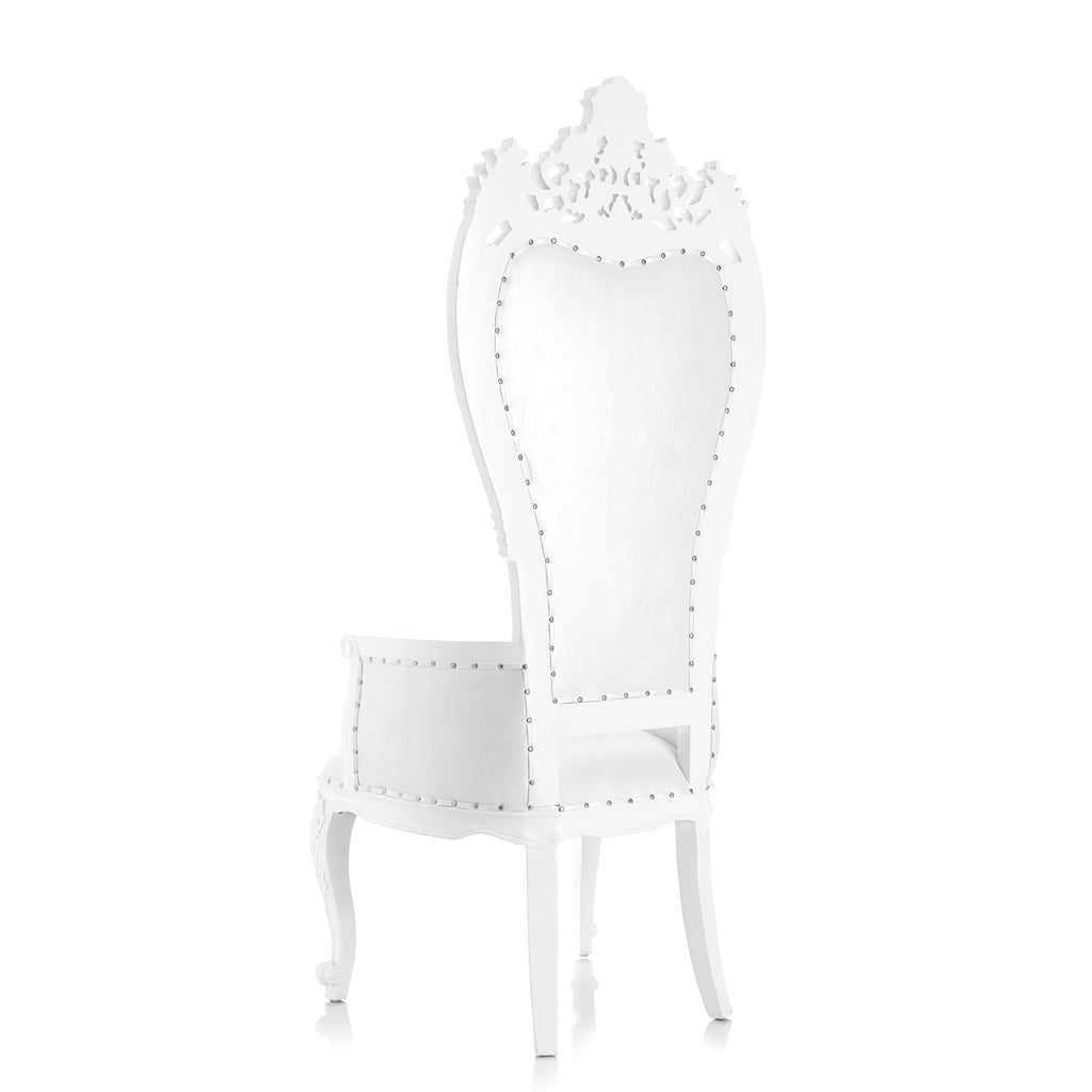 "Giovanni 2.0" Party Throne Chair - White / White
