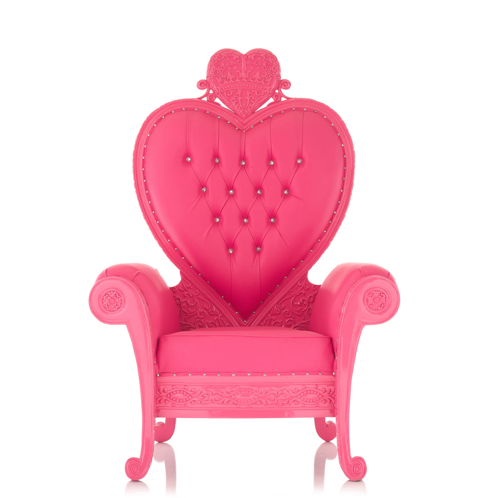 "Royal Valentine" Party Throne Chair - Pink / Pink