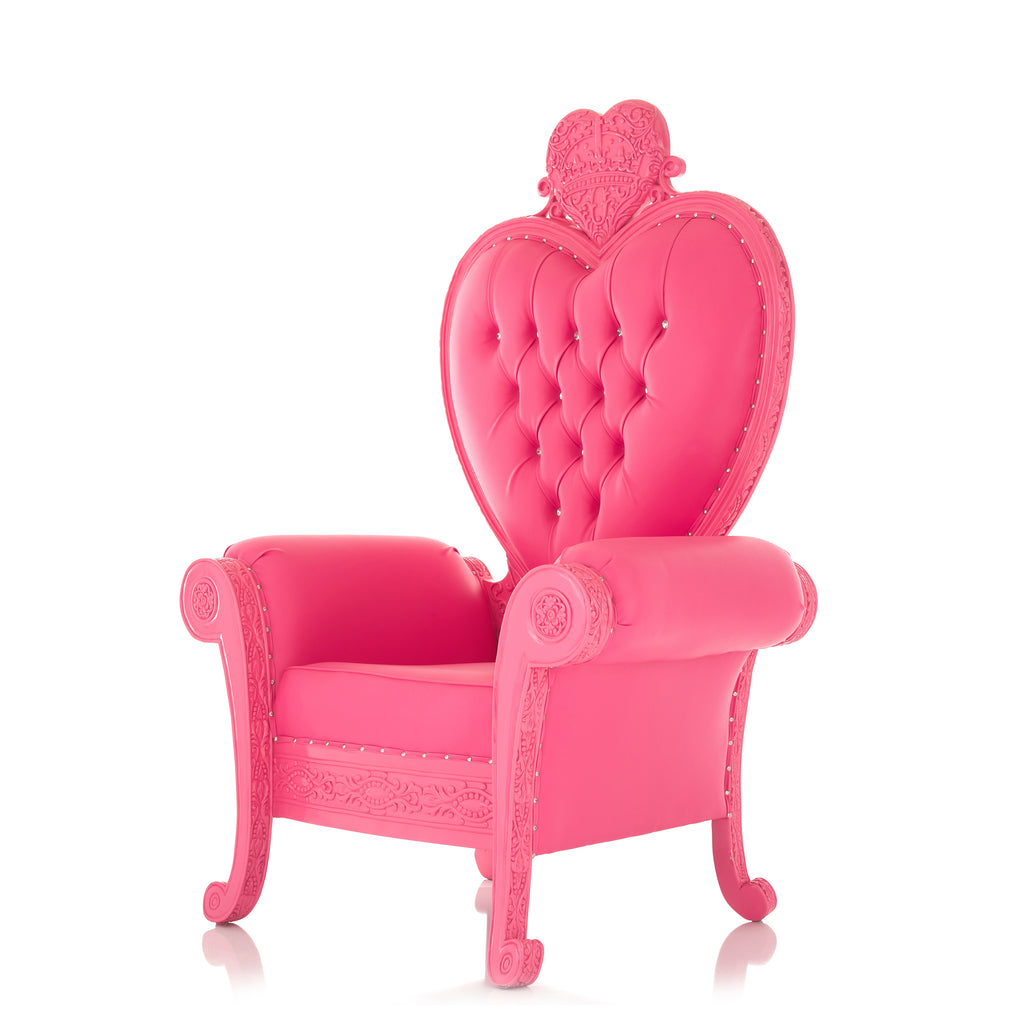 "Royal Valentine" Party Throne Chair - Pink / Pink